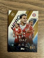 Luis Diaz Topps Karte Bayern München - Hat-Trick Hero!