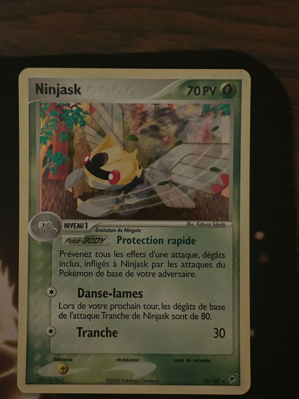 Pokémon Carte collezionabili: Ninjask Holo EX Deoxys FR Near Mint – Usato da Sullens venduto da jov_m2wm