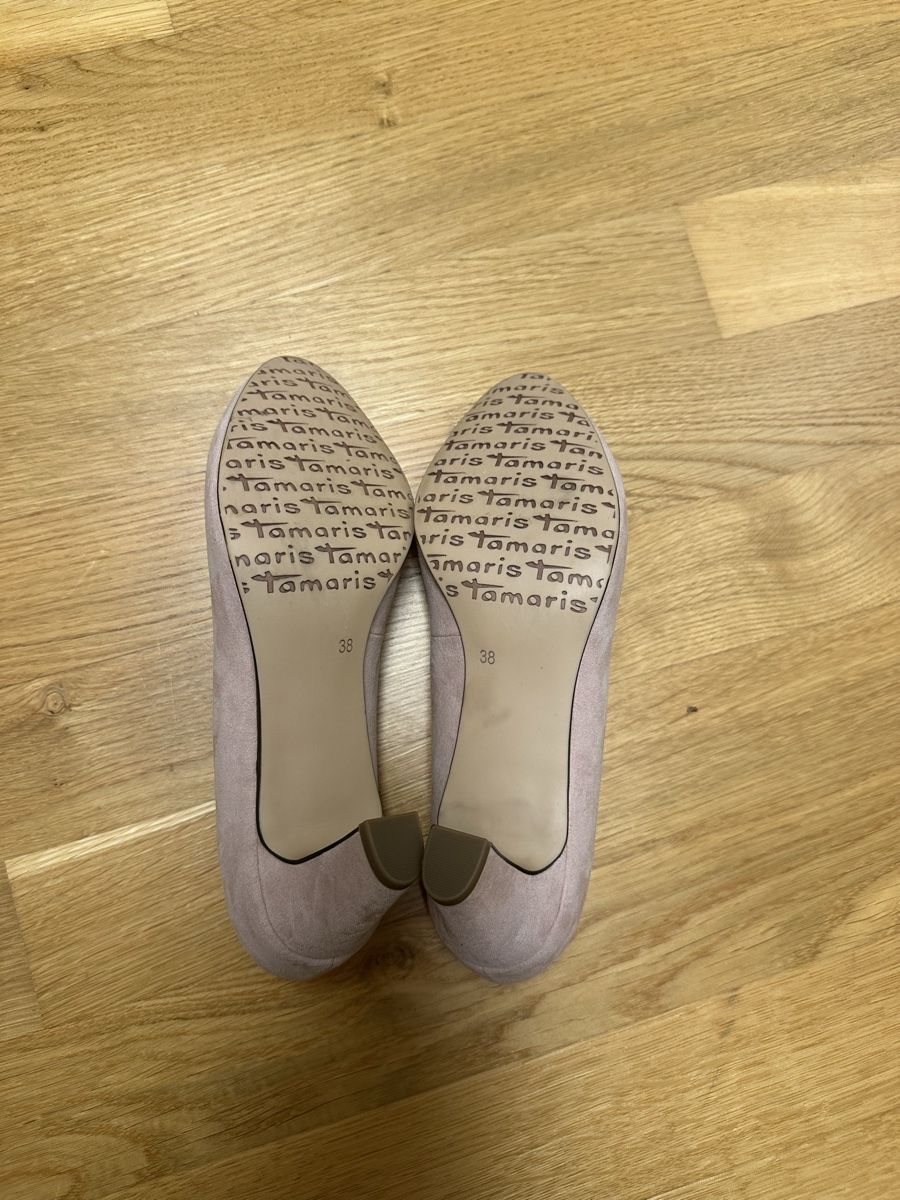 Tamaris Scarpe da donna: Tamaris Pumps, Wildleder rosa, Gr. 38 - Elegant – Nuovo (secondo la descrizione) da Luzern venduto da STEBO_1834 2
