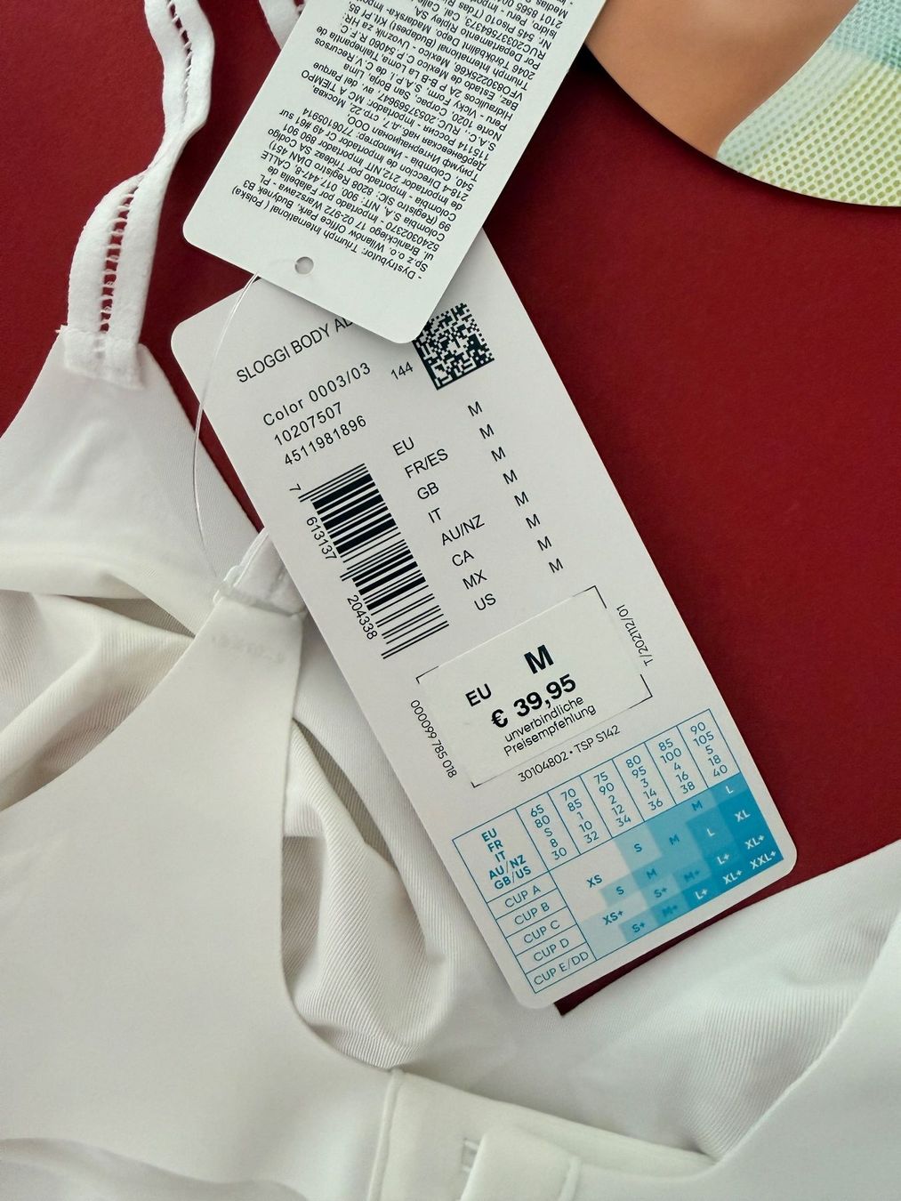Sloggi Altra biancheria intima: SLOGGI, Bralette BODY ADAPT Soft, Grösse M, Farbe Weiss – Nuovo e nell'imballaggio originale da Rudolfstetten venduto da gst_g7xl 5