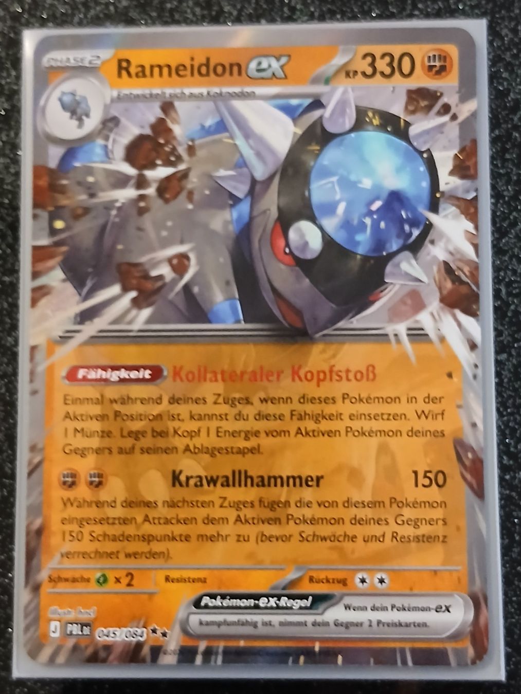 Pokémon Cartes à collectionner: Pitch Black / Rameidon ex 045/084 DE – Neuf (Voir description) à Zug par Vorphalak
