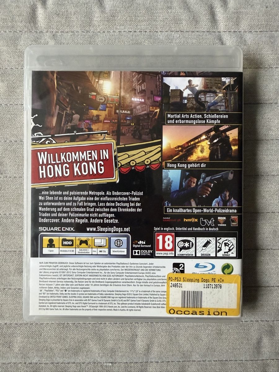 Sony Giochi: Sleeping Dogs für PS3 – Usato da Thunstetten venduto da Virus_33 2