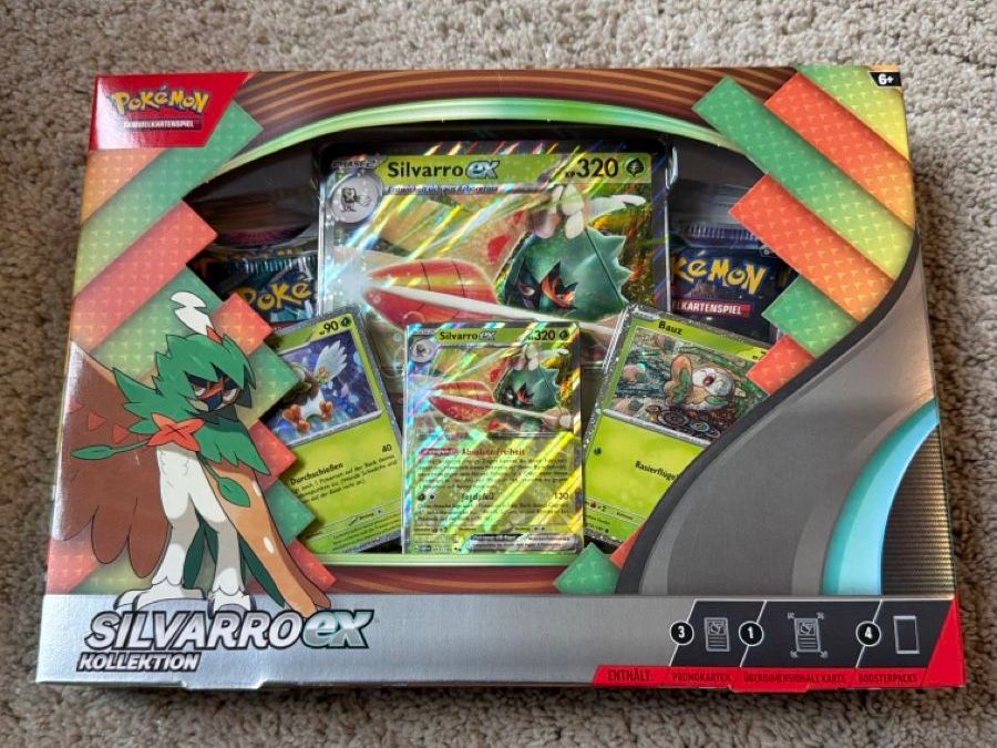 Pokémon Carte collezionabili: Pokemon Silvarro ex Kollektion – Nuovo e nell'imballaggio originale da Winkel venduto da RiMa95