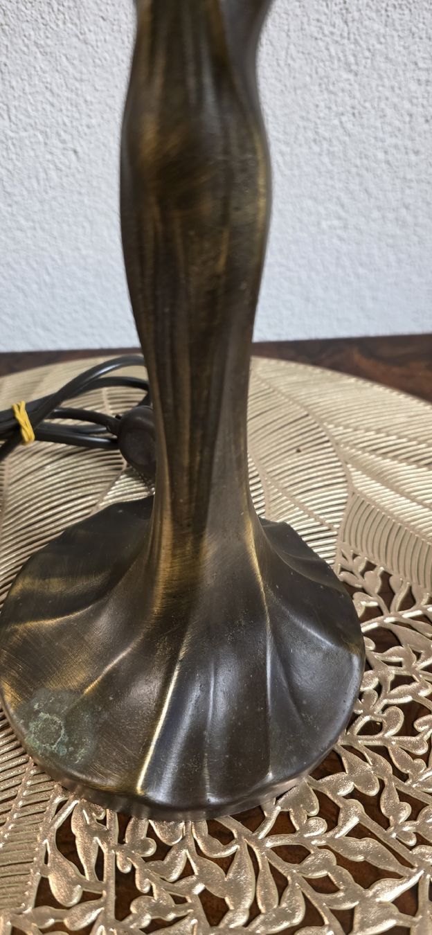 Lampade: Jugenstil Bronze Lampe, Tischlampe – Usato da Kaufdorf venduto da Nati-Nati 2