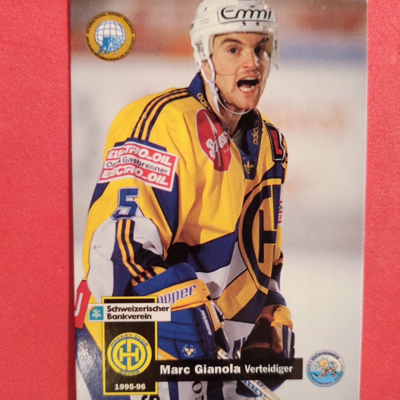 Carte collezionabili: Marc Gianola HCD - 1995/96 – Usato da Dübendorf venduto da kb86_MOVIE