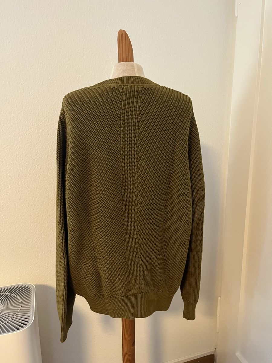 Closed Maglioni & Felpe: Herbstlicher Strickpullover, Gr. L, olivgrün von Closed – Usato da Zürich venduto da Brobin 1