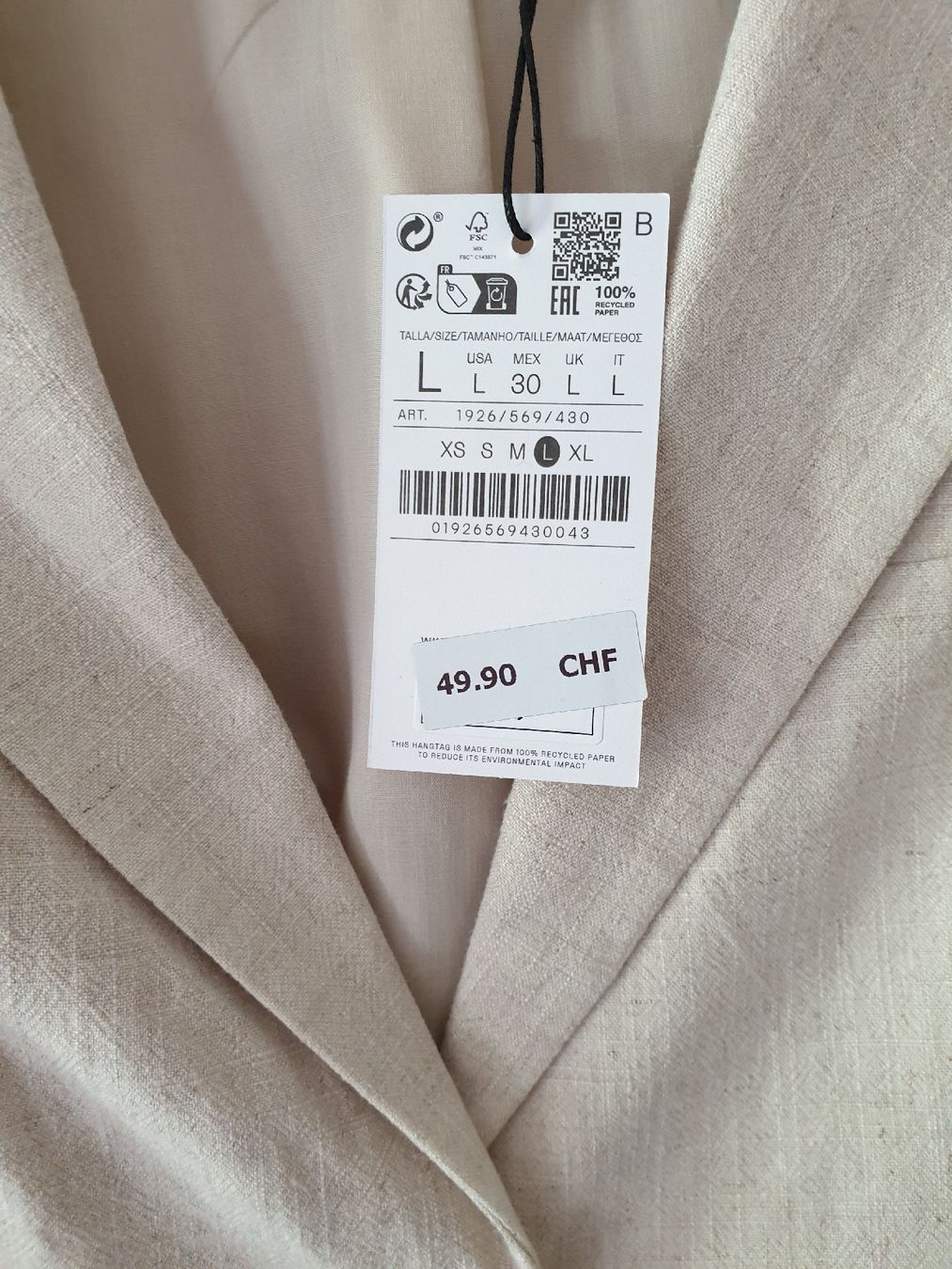 Stradivarius Jacken: Blazer Gr.L – Neu (gemäss Beschreibung) aus Leuggelbach von Schreiner21 1