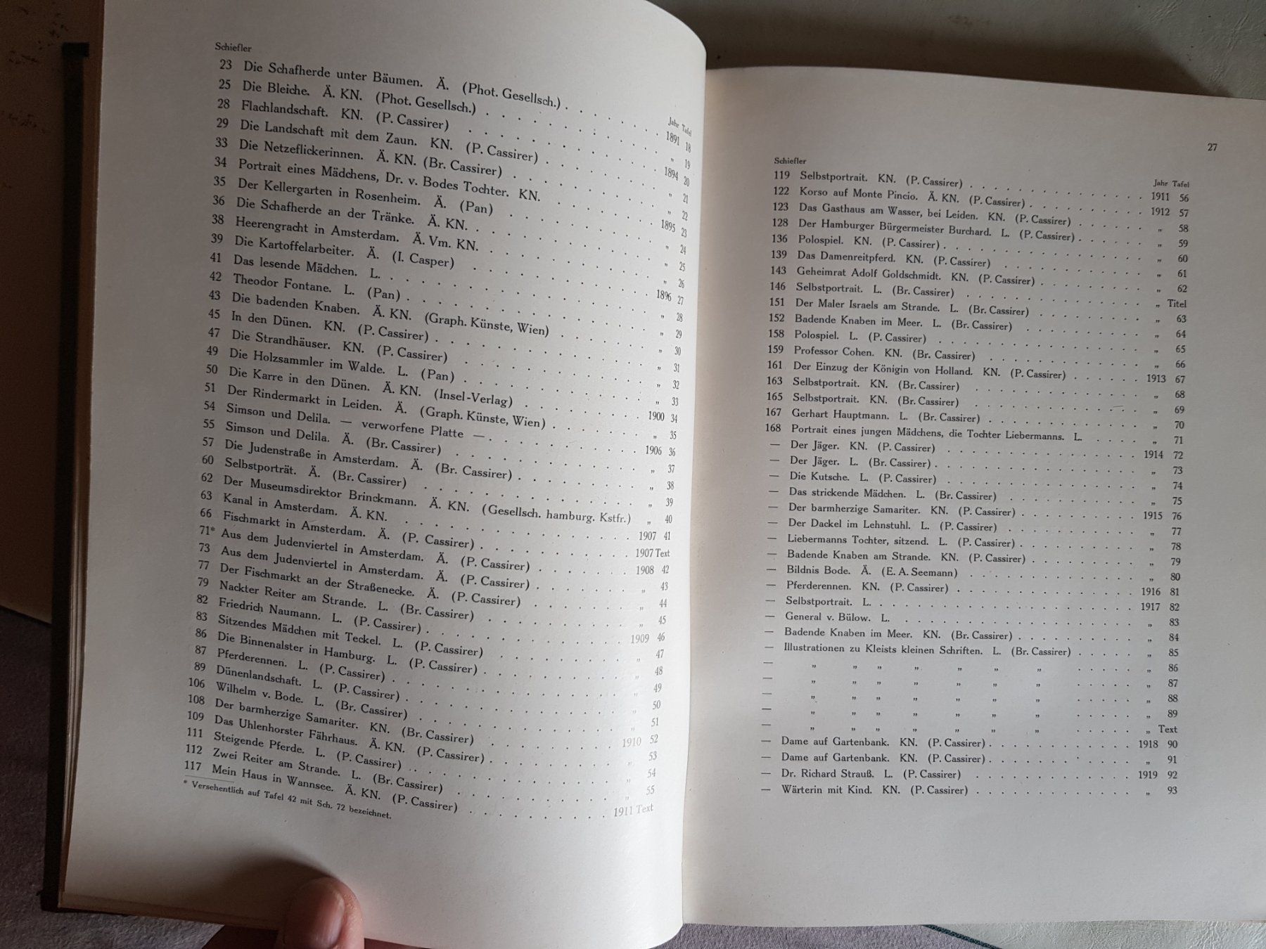 Libri: Max Liebermann's Graphische Kunst von 1920 – Usato da Walterswil BE venduto da Lonitti 6