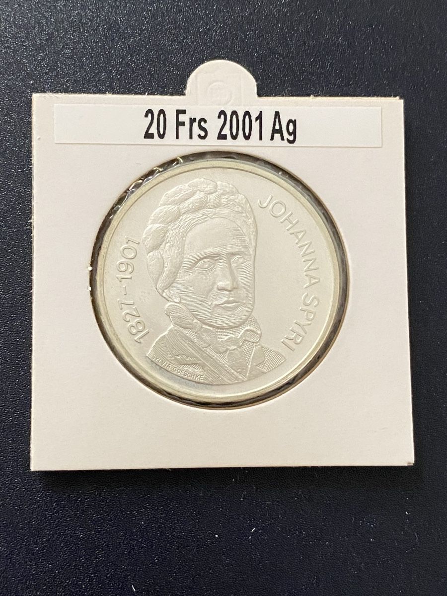 Tutti le monete: 20 francs 2001 Arg. – Nuovo (secondo la descrizione) da Genève venduto da Mar7319