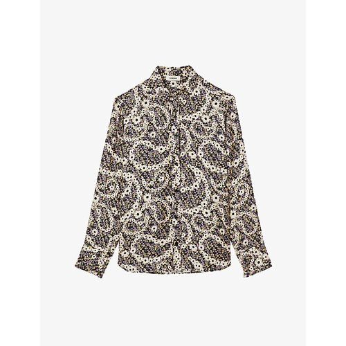 Sandro Camicette: Sandro Silk Shirt size 38 – Usato da Zürich venduto da Linen218