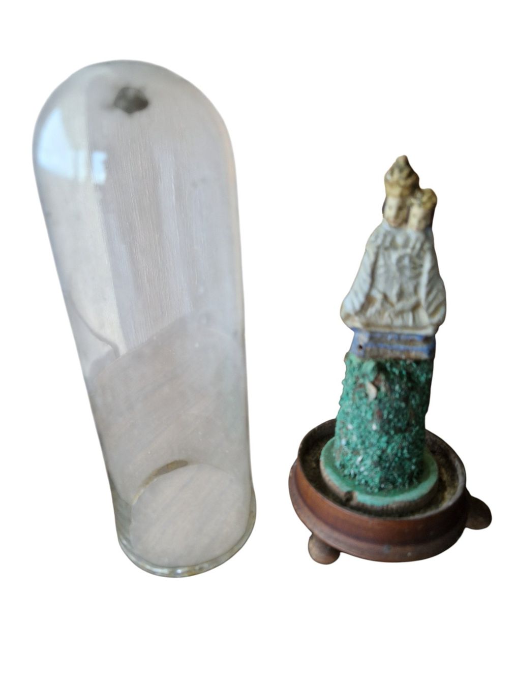 Statuette: Klosterarbeit Maria + Jesuskind – Usato da Mörschwil venduto da antiksalon21 1