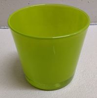 grüner Pflanzenübertopf