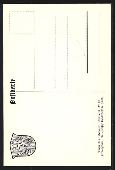 Ansichtskarten: AK Dättlikon, Wappen der Gemeinde – Gebraucht aus Berlin von bartko-reher 1