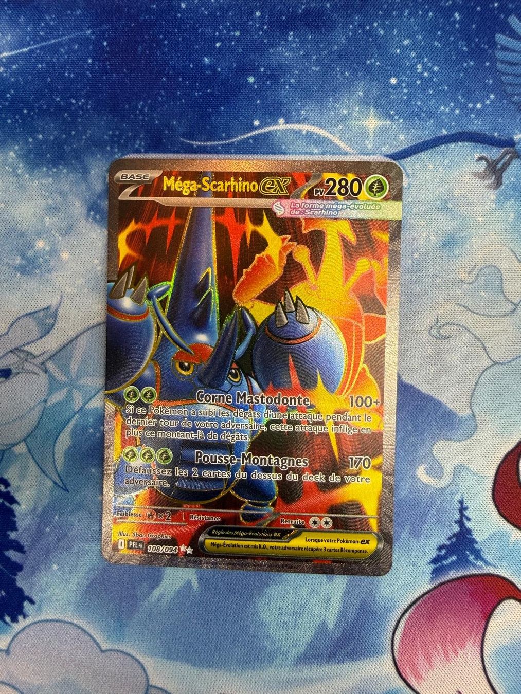 Pokémon Carte collezionabili: Méga-Scarhino FA - PFL 108 FR – Nuovo (secondo la descrizione) da Courgenay venduto da ScamBoxOff