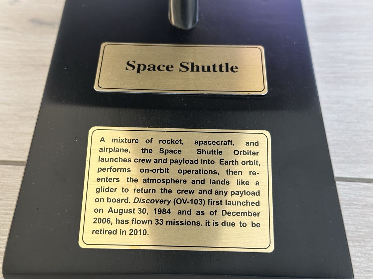Kit di modellismo & Modellini statici: Navette spatiale Discovery + autographe de Nicollier NASA – Nuovo e nell'imballaggio originale da Promasens venduto da Toblerone83 4