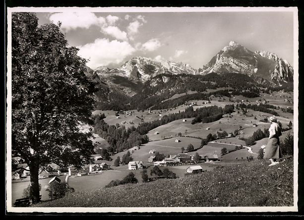 Ansichtskarten: Unterwasser /Togg., Panorama mit Säntis – Gebraucht aus Berlin von bartko-reher
