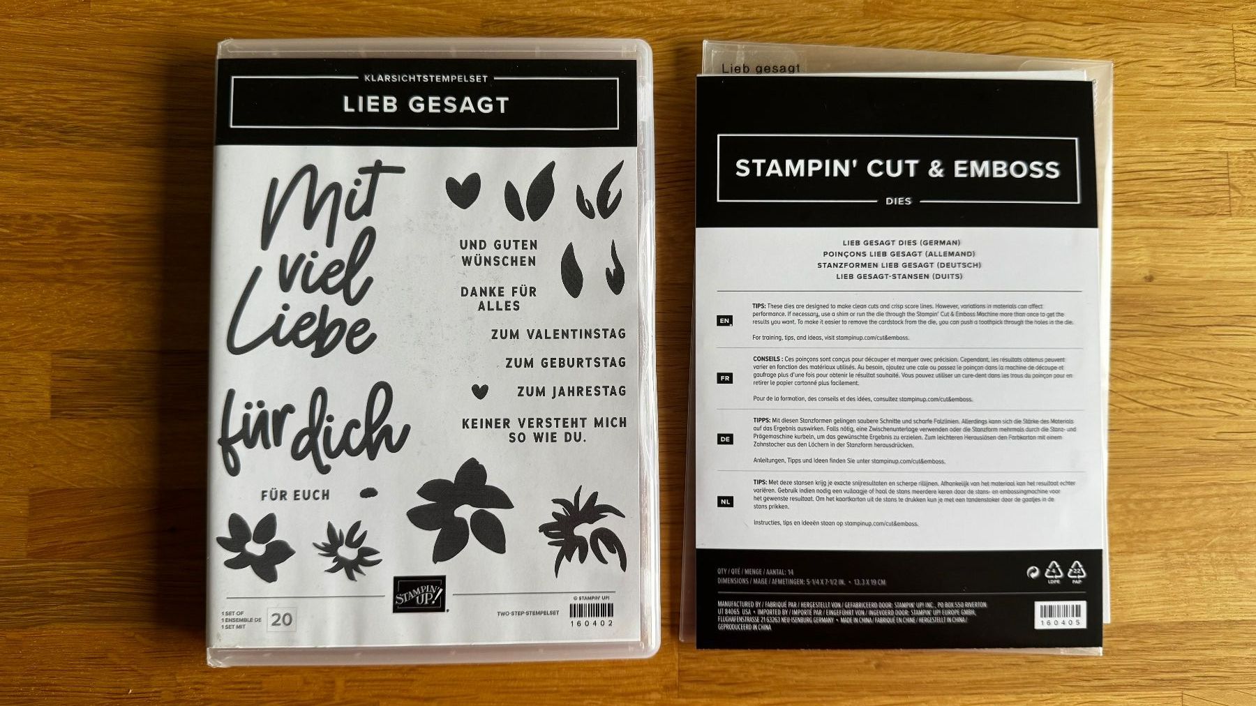 Stampin' up! Timbri: Stampin Up / Lieb gesagt / A – Usato da Neukirch (Egnach) venduto da muolen