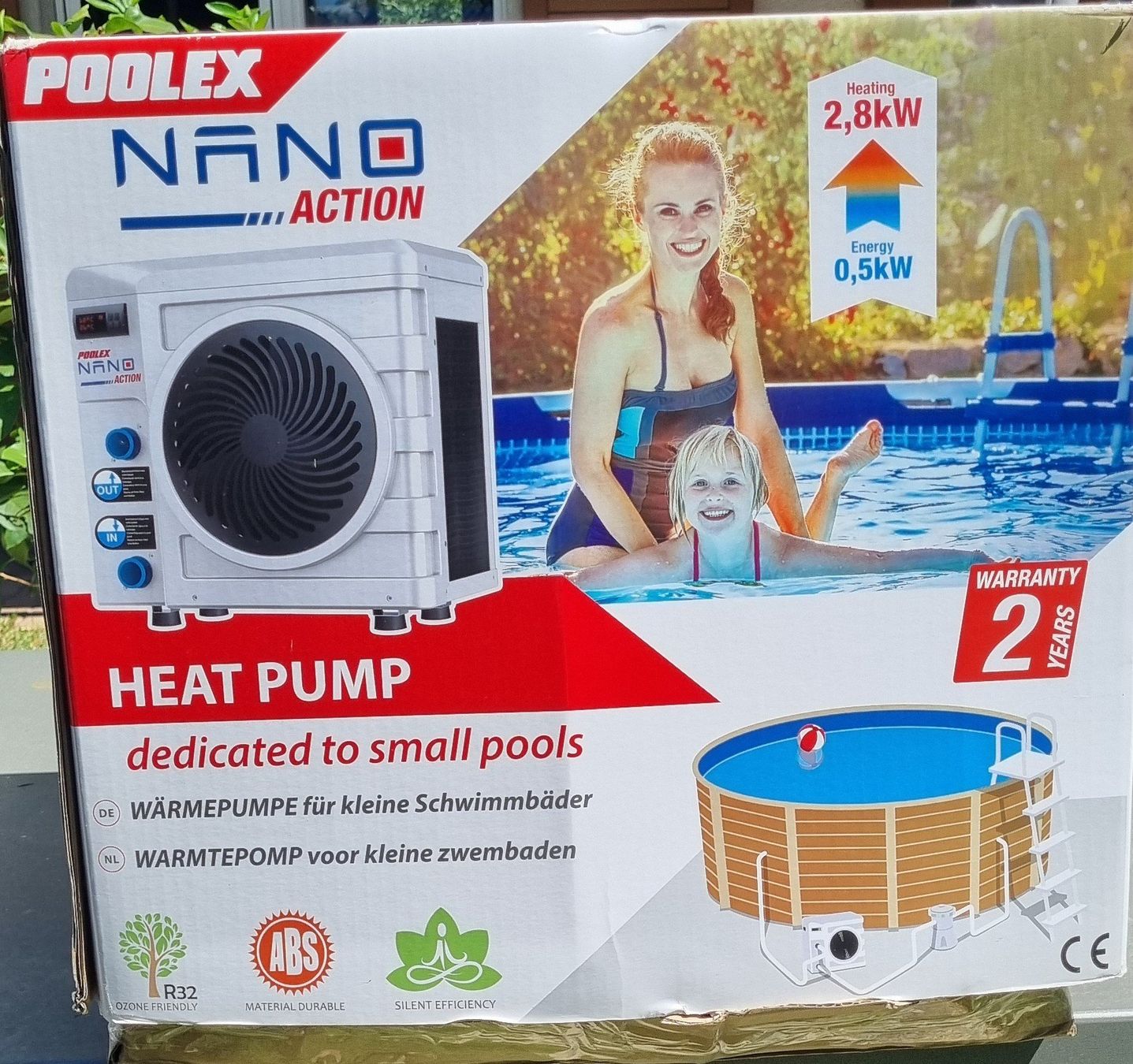 Heizgeräte: Poolex Nano Action Pool-Wärmepumpe – Gebraucht aus Abtwil AG von Mueggi4