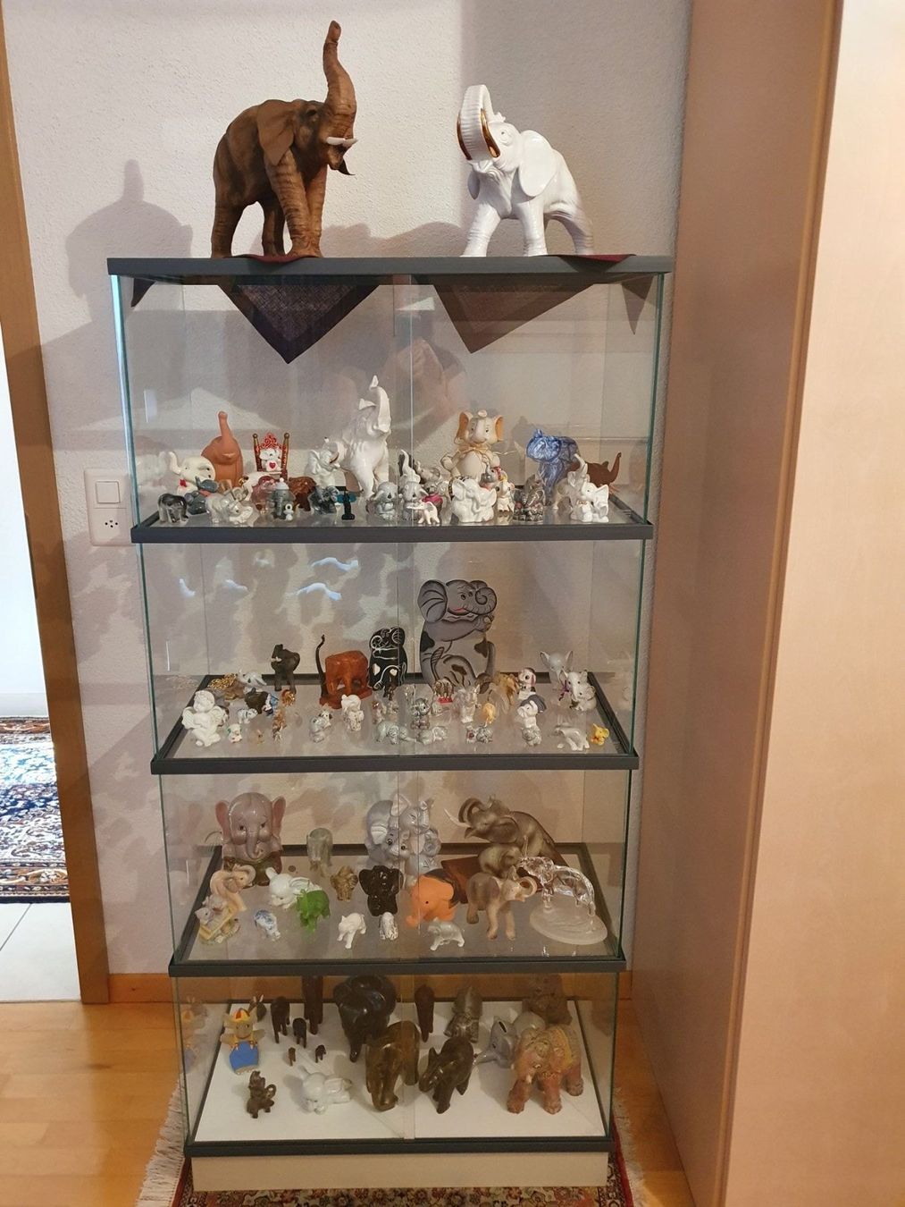 Vetrine: Glasvitrine inkl. Elefantensammlung – Nuovo (secondo la descrizione) da Frasnacht venduto da Milka_1981 8