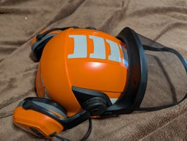 🌲 STIHL Forsthelm mit Bluetooth-Gehörschutz – Top Zustand! 