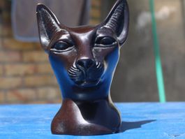 KATZENBÜSTE KATZENFIGUR