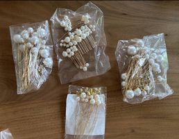 Haarschmuck / Haarnadeln mit Perlen