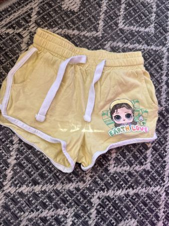 Shorts LOL Surprise Mädchen Gelb Grösse ca 110