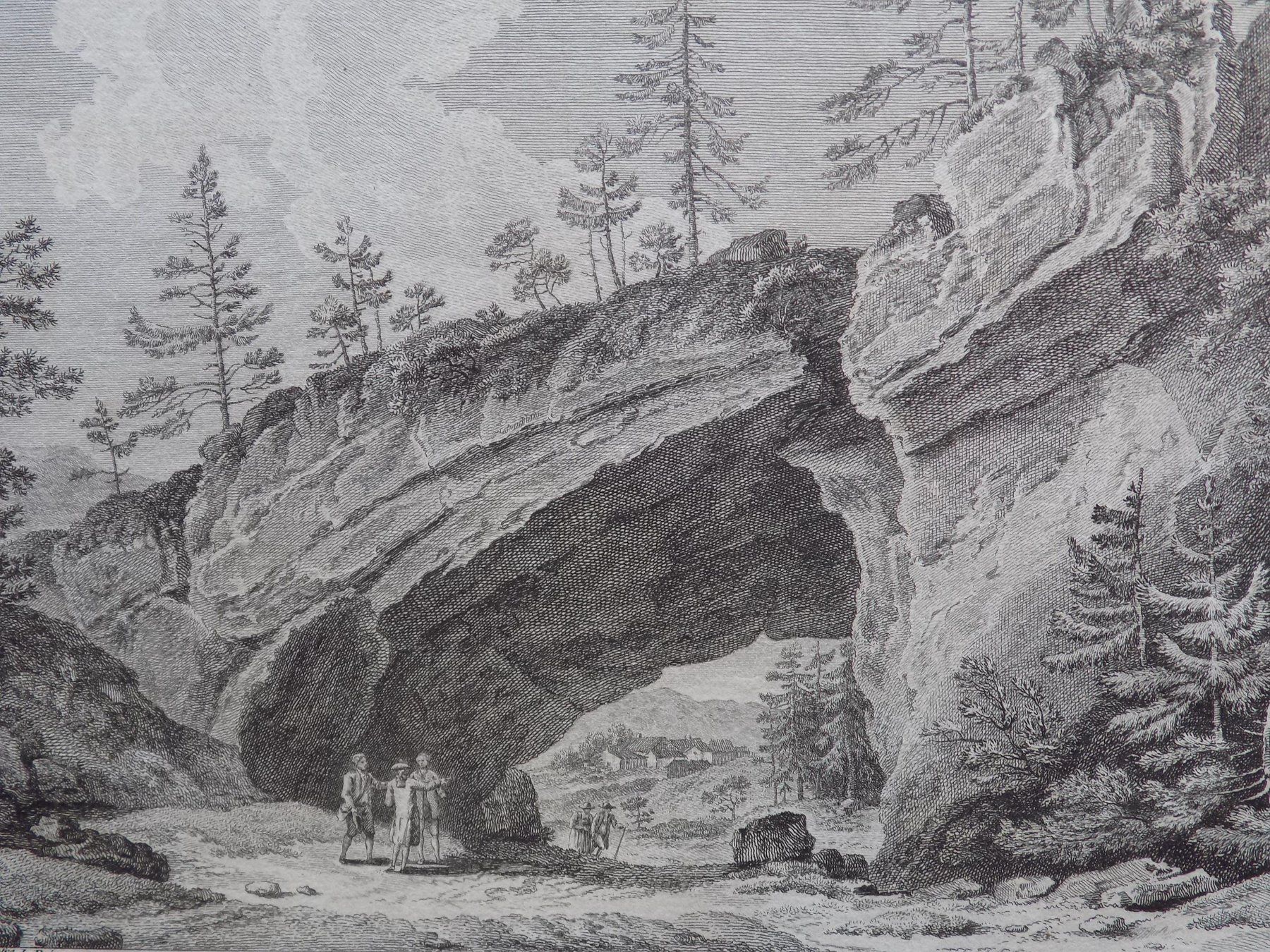Gravures: Vue du Rocher du Pierre Pertuis – D'occasion à Risch par Rischli15 1