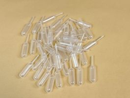 47 Stk. Pasteur Pipetten, Einwegpipetten, 6cm, Top!
