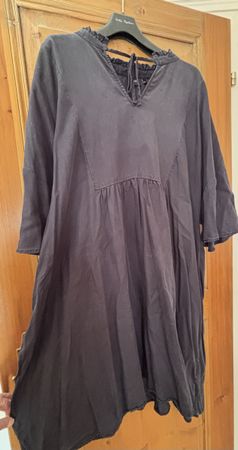 Kleid / Tunika Zizzi XL ( 48-52 ) washed black => Ab 11.-