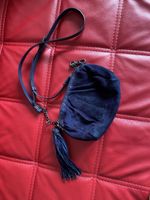 Dunkelblaue Wildleder Handtasche von Beck Söndergaard
