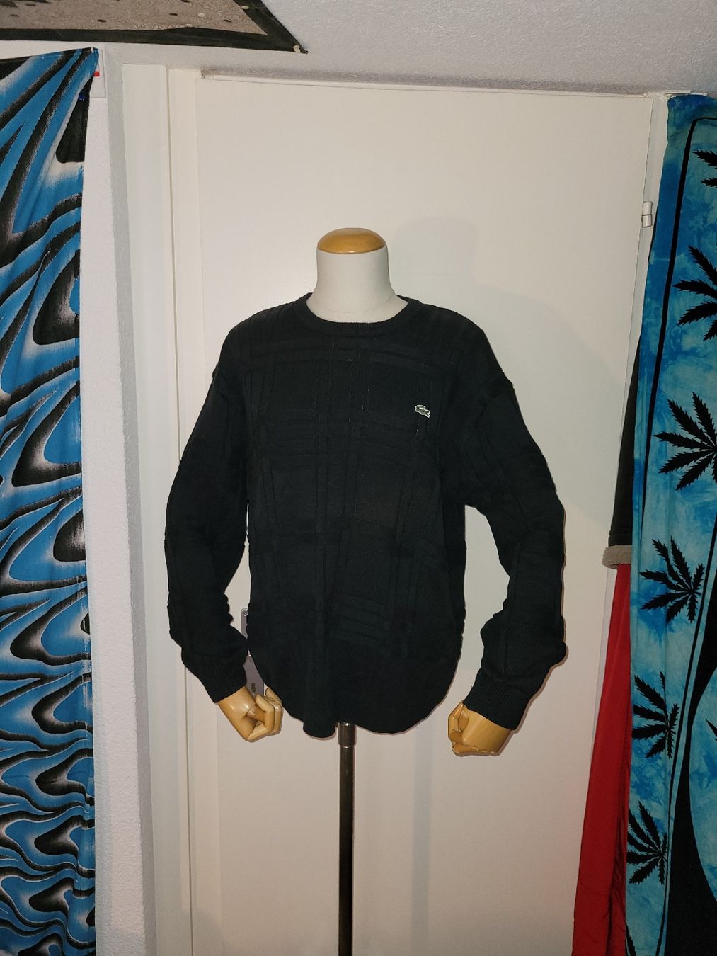 Lacoste Maglioni & Felpe: Schwarzer Lacoste Pullover mit Muster, Grösse M – Usato da Solothurn venduto da tingel_t 1