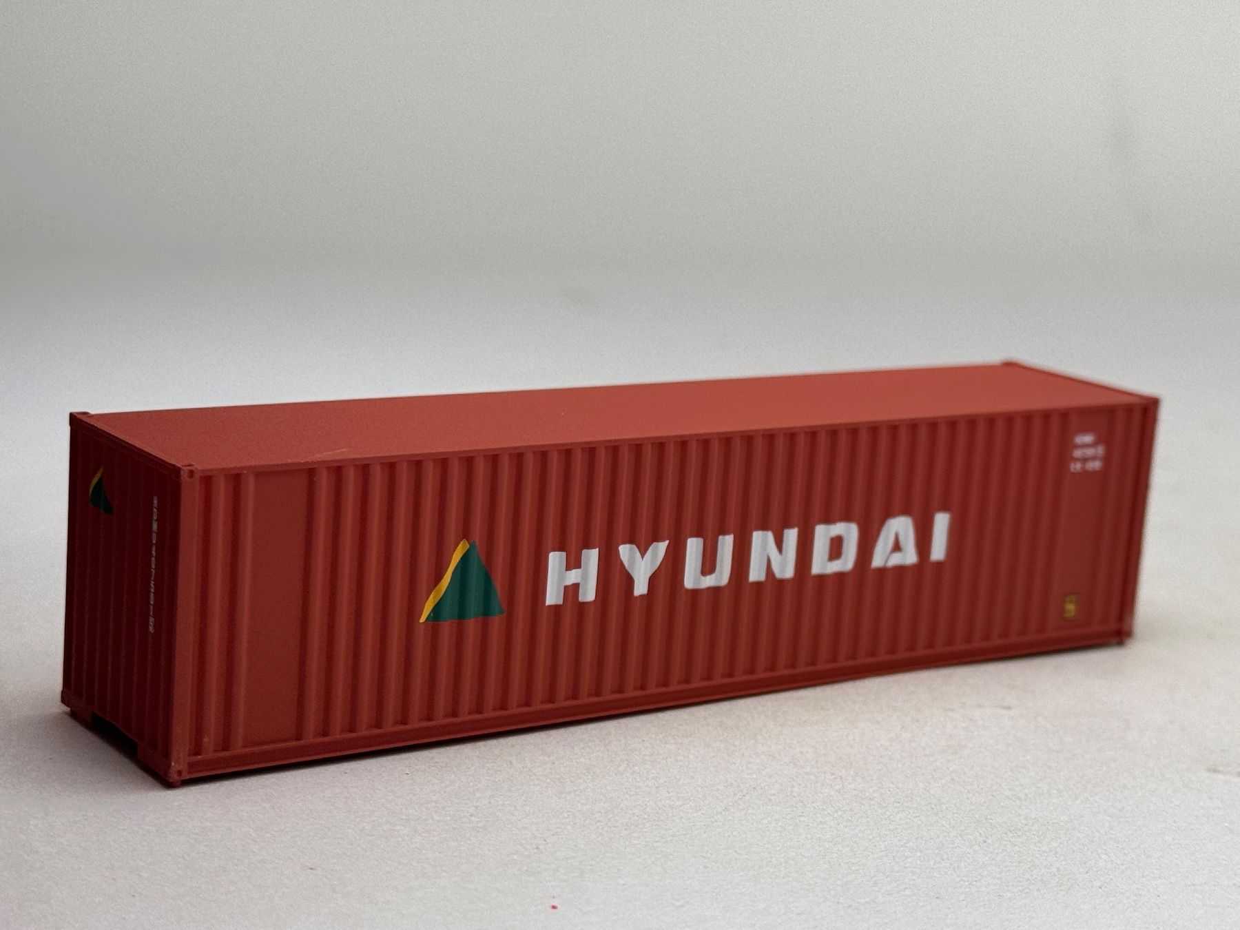 Modellini di ferrovie: EB- 40 Ft. Container Hyundai braunrot – Usato da Elm venduto da Wikmtz 1