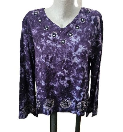 NEU! Boom Baba langarm Shirt Gr. L Hippie Boho Ethno UNIKAT