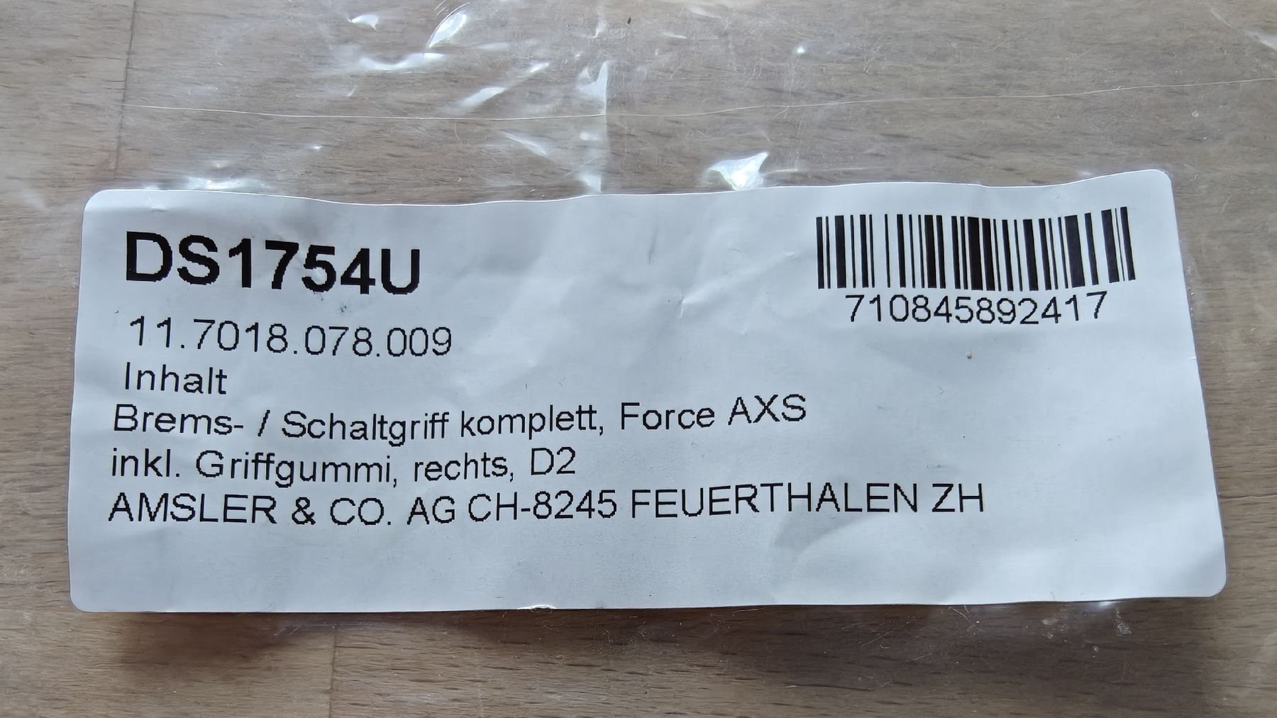 Sram Pezzi di ricambio: Sram Force AXS D2 Bremskabel – Nuovo e nell'imballaggio originale da Bern venduto da realvalntn 2
