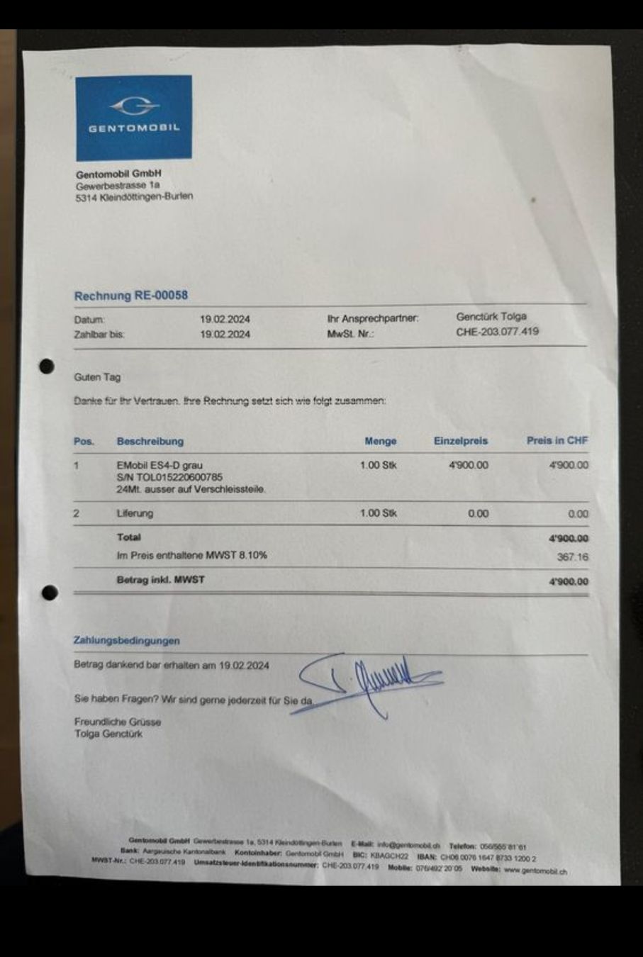 Veicoli elettrici: EMobil ES4-D Seniorenmobil – Nuovo (secondo la descrizione) da Rüti ZH venduto da price02 9