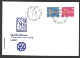 Sonderbrief S. 778 26. Polizei Sternfahrt Luzern 14.9.1971