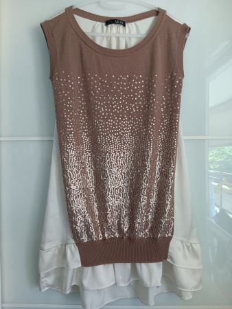 LIU JO Tunique noisette-crème taille 36 CH (42 IT)