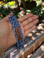 Handgemachte Schlüsselanhänger | Stoff-Armband | Neu!