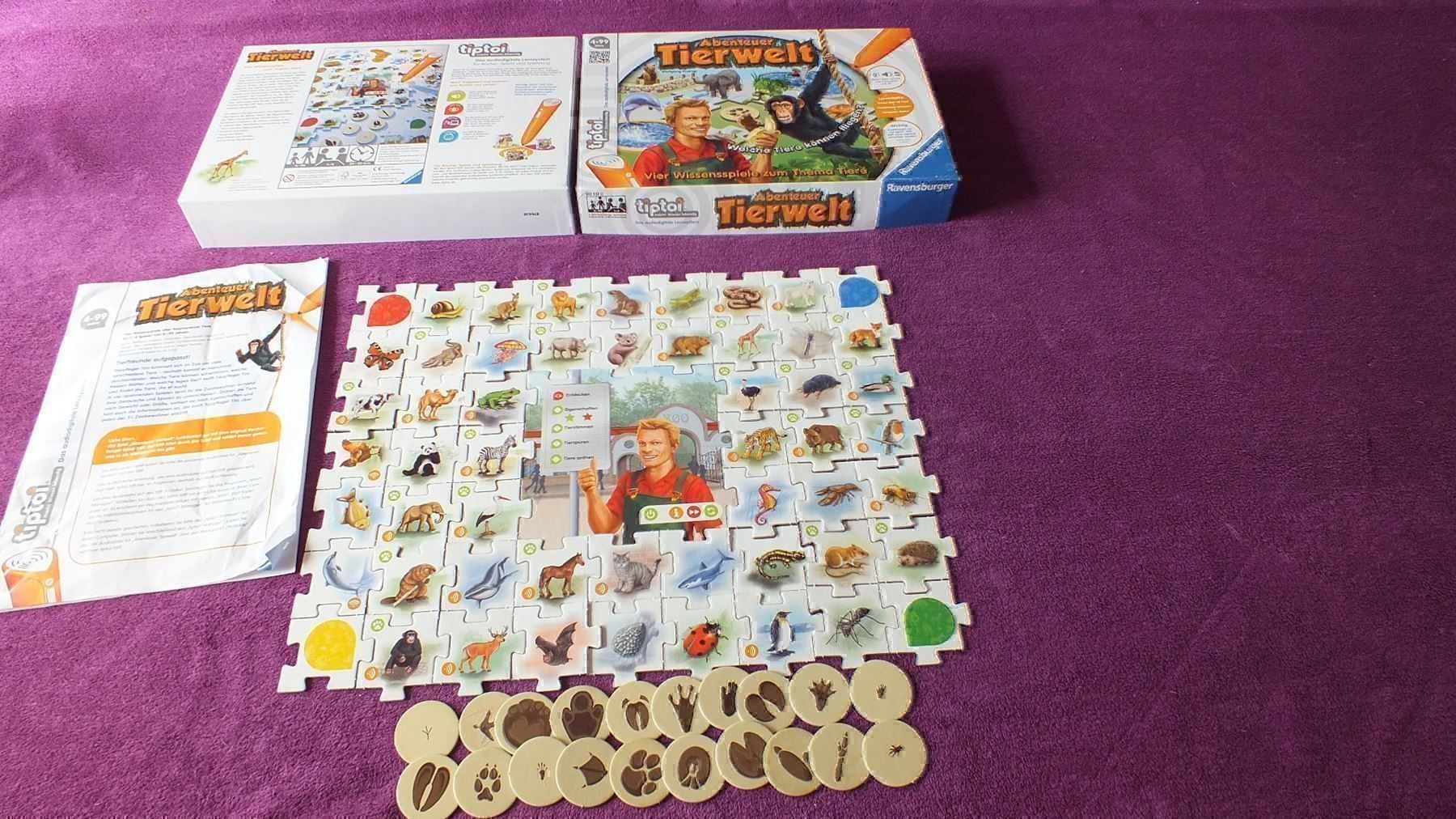 Ravensburger Spiele: tiptoi Spiel - Abenteuer Tierwelt – Gebraucht aus Müllheim Dorf von Seeeule01 8