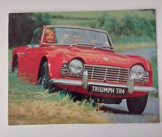 Prospekt Triumph TR 4 Brochure Katalog Auto