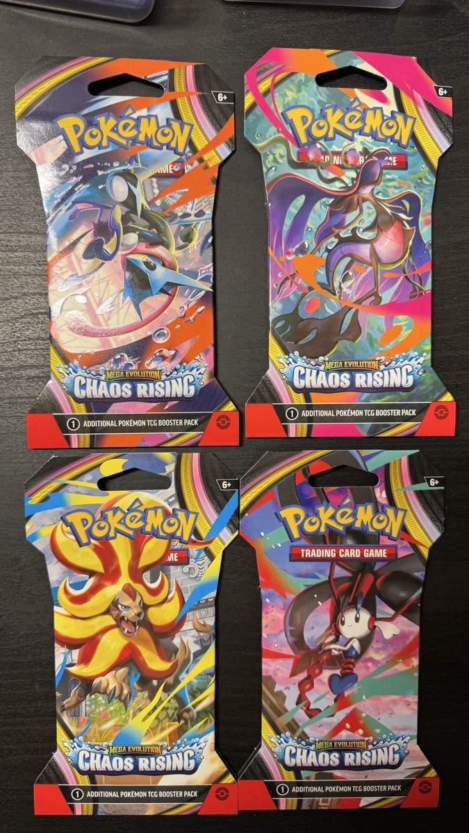 Pokémon Sammelbilder & Trading cards: 8 boosters Pokémon artset chaos rising - mega evolution  – Gebraucht aus Belprahon von Rob_ain 2