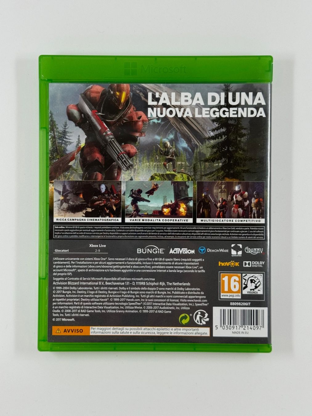 Microsoft Spiele: XBOX ONE Spiel: Destiny 2 (IT) – Neu (gemäss Beschreibung) aus Soyhières von Spartan117 1