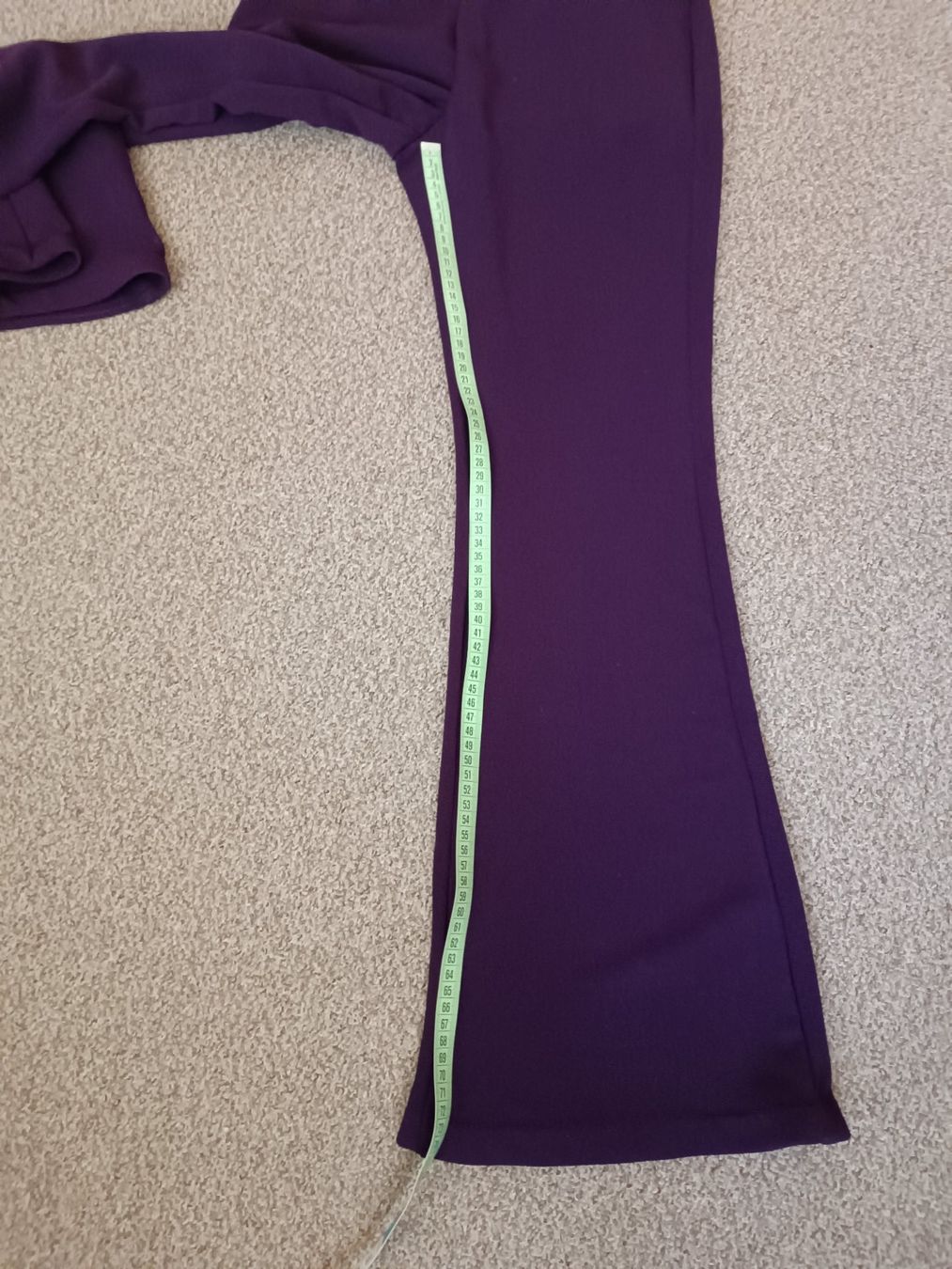 Shein Pantaloni: Schlaghose Stretch mit hoher Taille dunkelviolett – Nuovo (secondo la descrizione) da Horn venduto da sonjamenzi 3