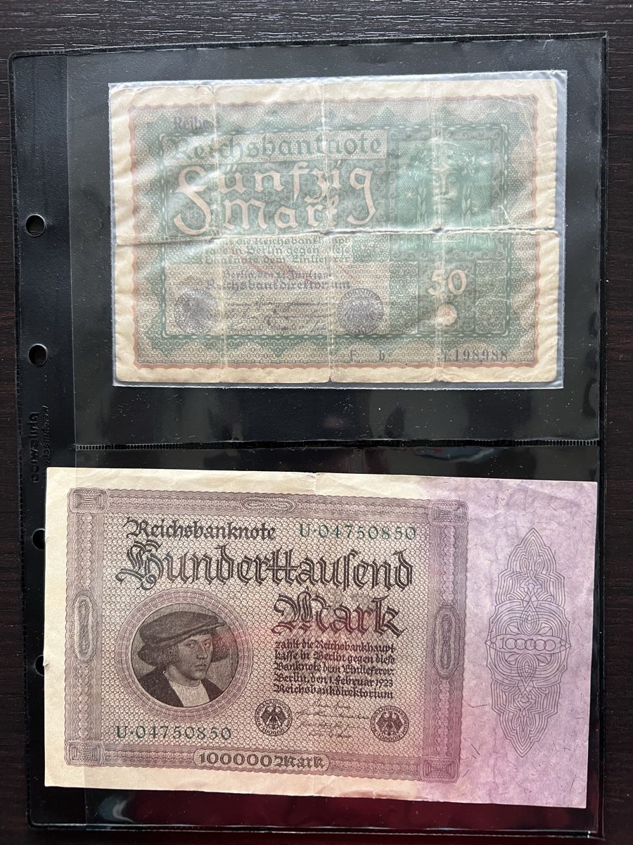 Banconote: Diverse ältere Banknoten – Difettoso da Höri venduto da Tunnelchen