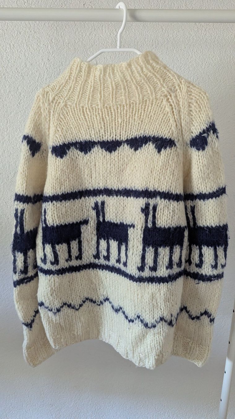 Pullover & Sweatshirts: Warmer Wollpullover / Strickpullover Lama Alpaka Anden – Gebraucht aus Belp von Sunny132 4