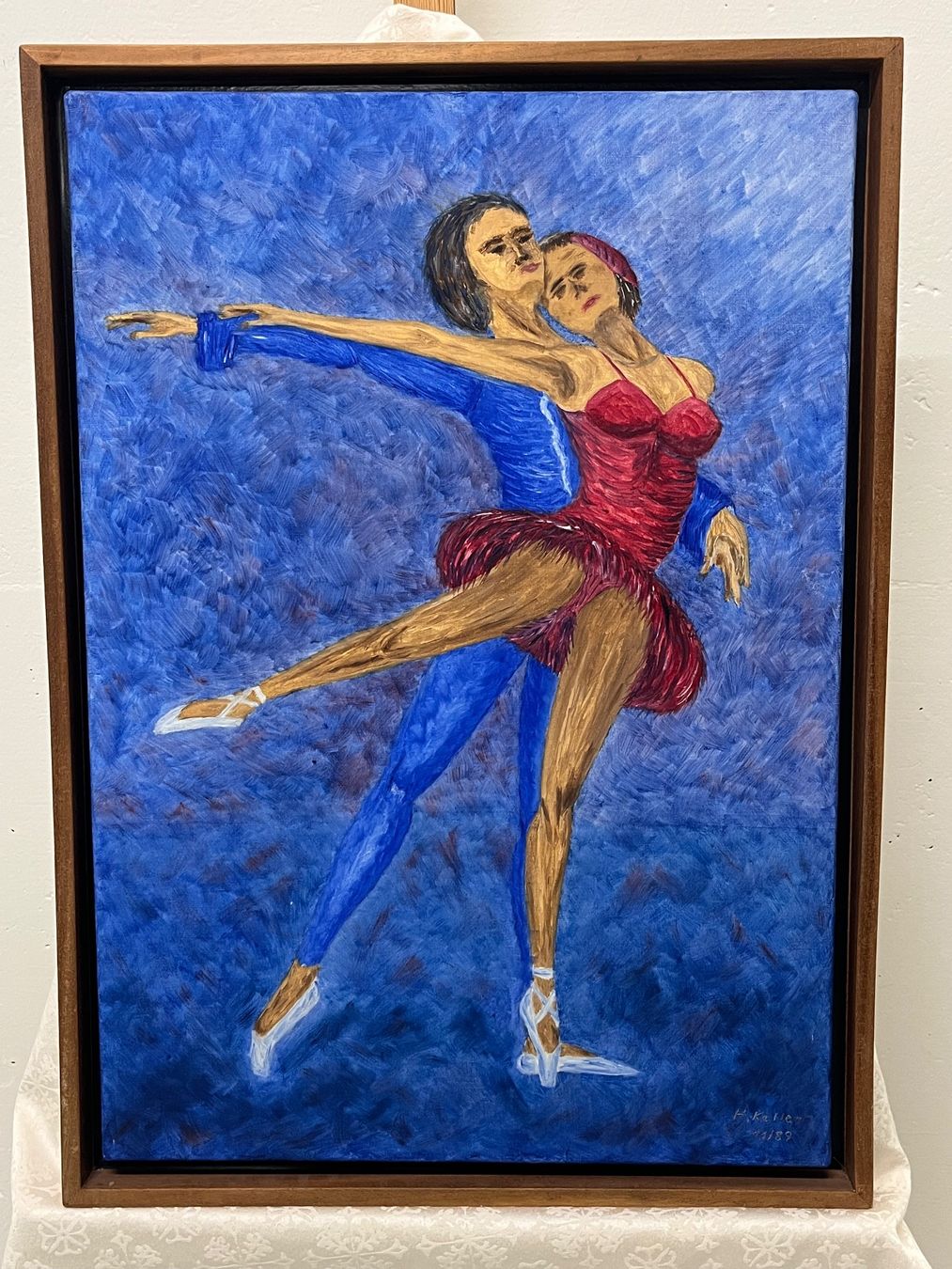 Gemälde: H. KELLER Original Gemälde – Gebraucht aus Basel von PAUL_ART