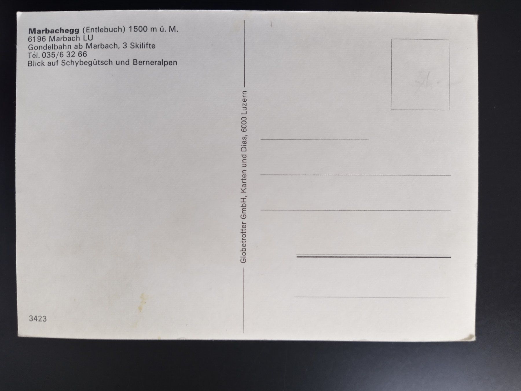 Cartoline postali: Marbachegg 3 Skilifte alt – Usato da Ohmstal venduto da Lebensfreude05 1