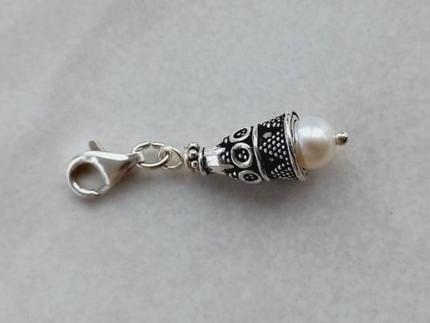 Portachiavi: Silber Anhänger, Mit Perle – Nuovo e nell'imballaggio originale da Winistorf venduto da acreativ2