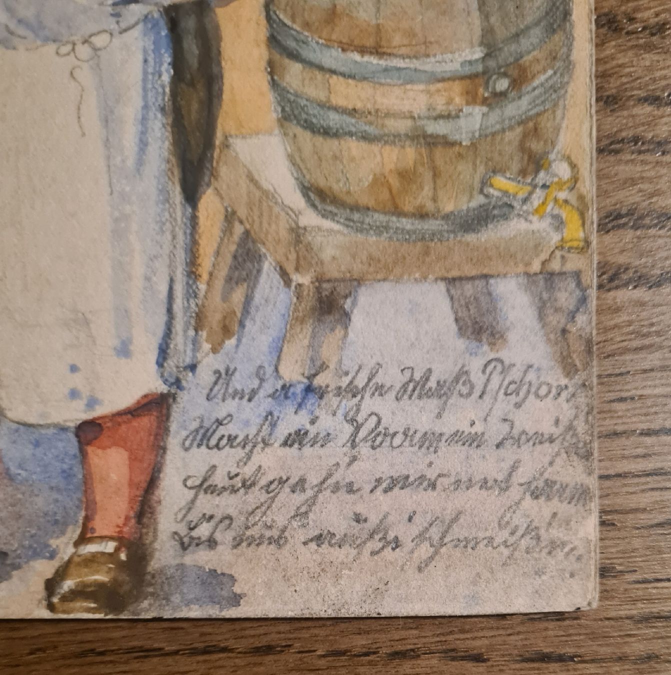 Foto & Immagini: Kunstbild Mann mit Bierhumpen 1931 – Usato da Ebikon venduto da Donar50 1